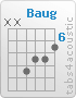 Chord Baug (x,x,9,8,8,7)